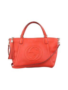 Gucci Soho Orange Leather Messenger